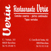 Restaurant VERIN 2013